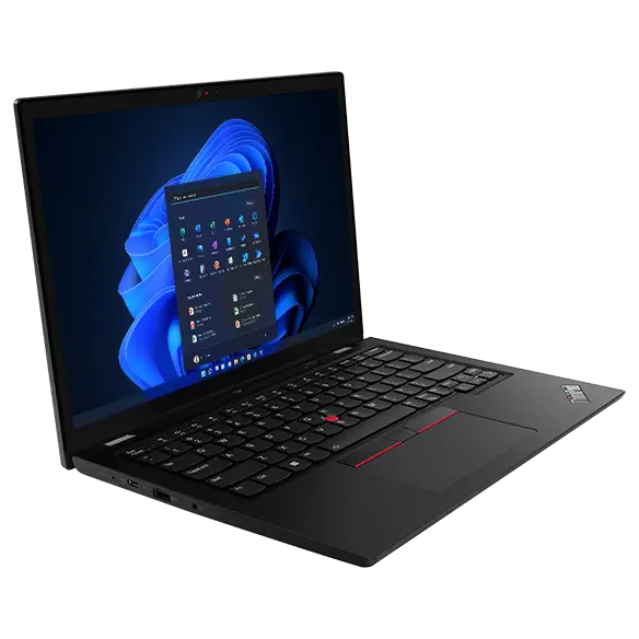 Lenovo ThinkPad L13 2-in-1 Gen 5 (13 inch Intel) laptop right-angled front view