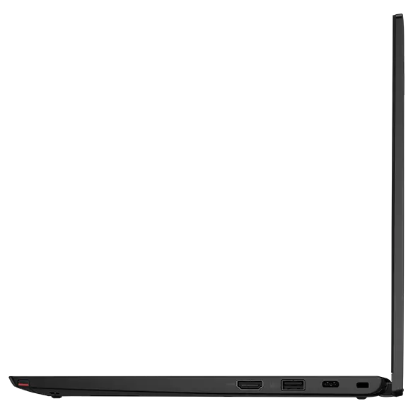 Right side view of ThinkPad L13 2-in-1 Gen 5 laptop, showing ports and slots.