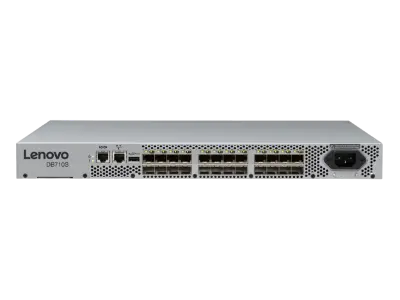 Lenovo ThinkSystem DB710S Gen 7 FC SAN Switch front view