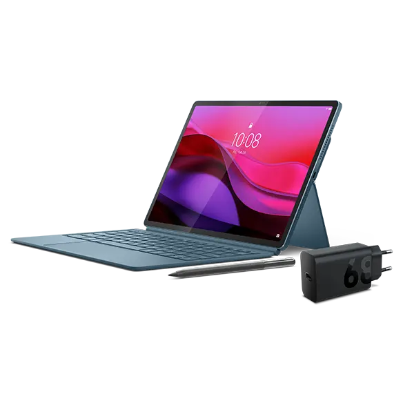 Lenovo Yoga Tab Plus (16GB 256GB) (Wifi) - Tidal Teal + Charging Adaptor Qualcomm® Snapdragon™ 8 Gen 3 Prozessor (3,30 GHz )/Android/256 GB UFS 4.0