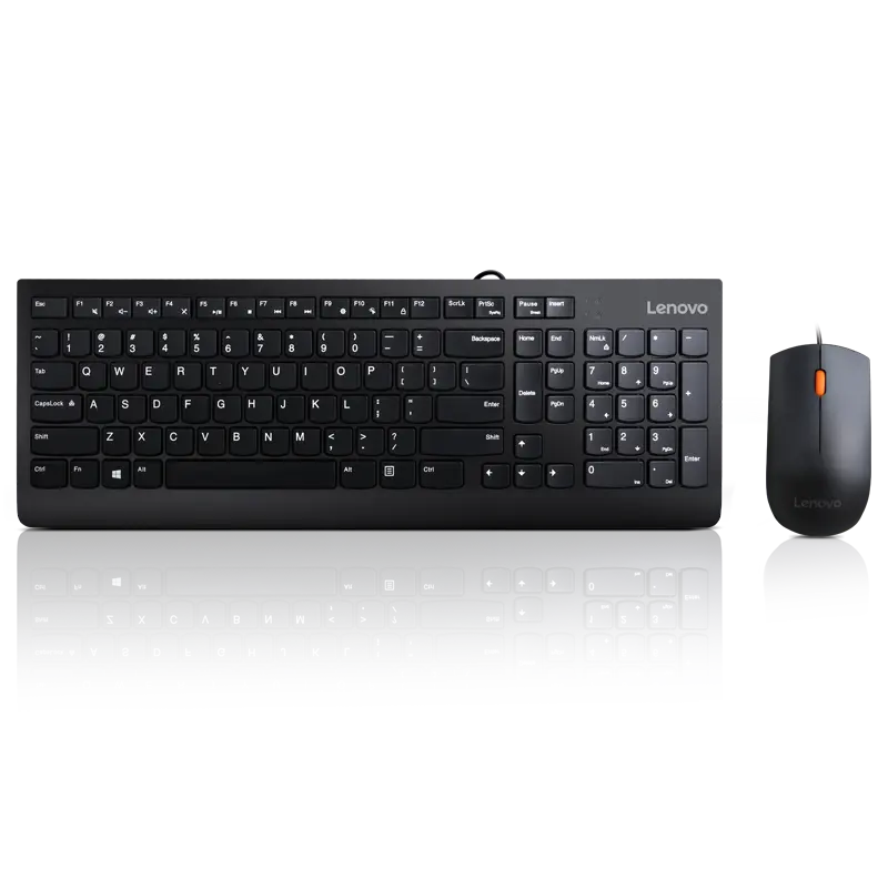 Lenovo Combo de teclado y mouse USB Lenovo 300, español de Latinoamérica (171) //