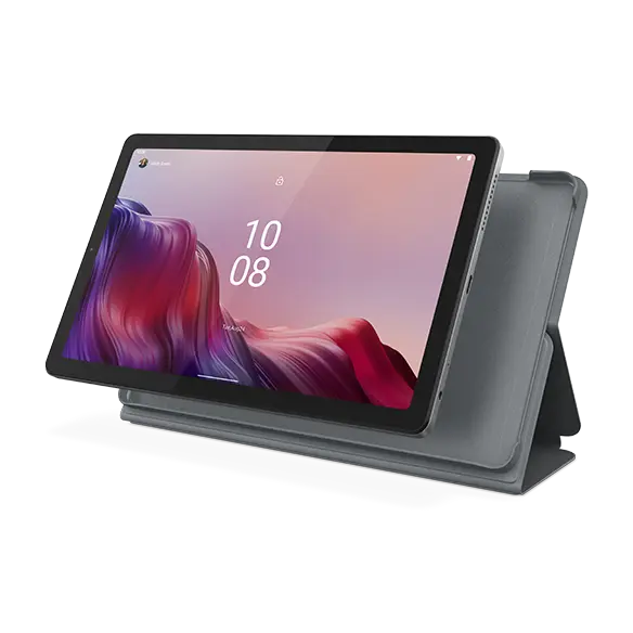 Lenovo Tab M9 (4GB64GB) (Wifi) - Arctic Grey + Folio (Grey) MediaTek Helio G80 Processor (2.00 GHz )/Android/64 GB eMMC