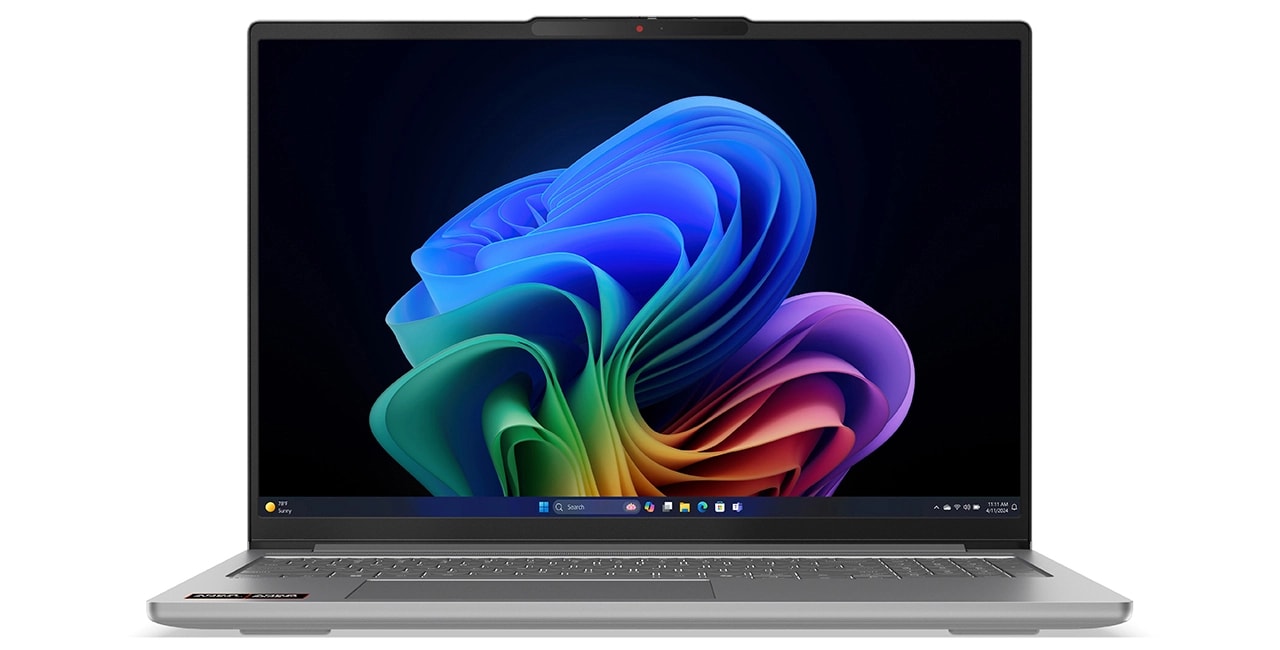 מחשב נייד IdeaPad Pro 5 16AKP10 83JN001MIV מבית Lenovo Front view of Lenovo IdeaPad Pro 5 Gen 10 (16” AMD) laptop, boasting its high-definition OLED vibrant display & narrow bezels for immersive viewing.