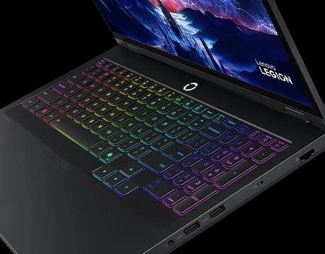 Highlights Legion Pro 5i Gen 10’s customizable RGB keyboard for immersive gameplay and flair.