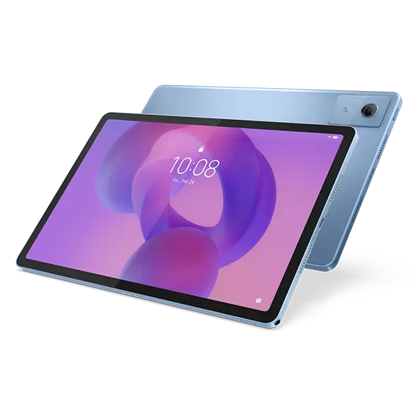 Front and back angle views of the Lenovo Idea Tab tablet.
