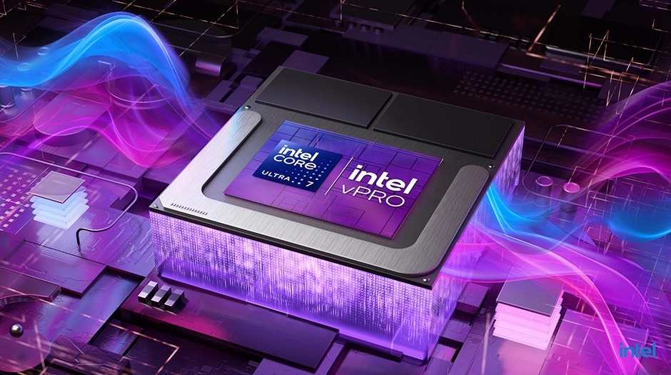 The Intel Core Ultra processor includes AI performance for automating simple tasks on the Lenovo ThinkPad T14 Gen 6 laptop.