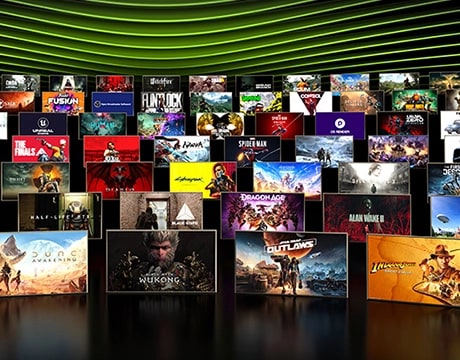 Emphasizes access to top games, showing the LOQ 15IRX10's broad compatibility.