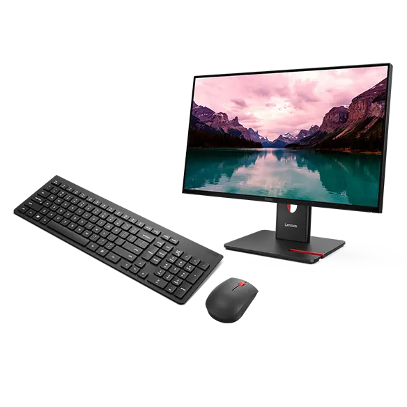 

Lenovo T24-40 monitor + Lenovo Essential Wireless Combo Keyboard & Mouse Gen 2