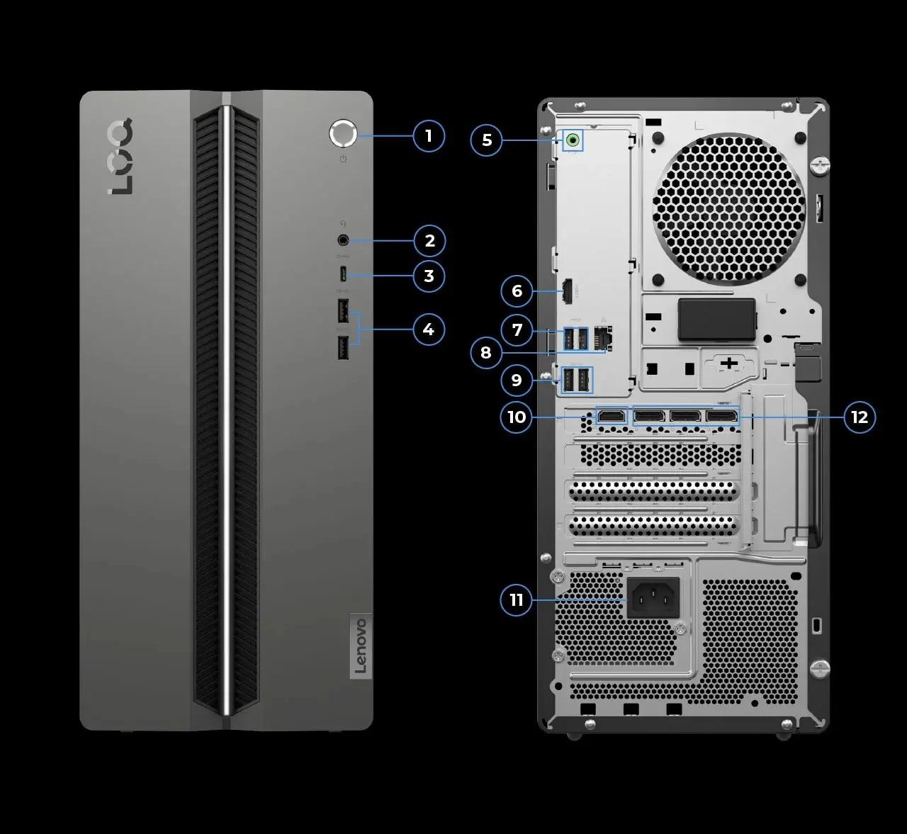 Lenovo LOQ Tower 17IAX10 | Designed for Gamers Ready to Level Up 