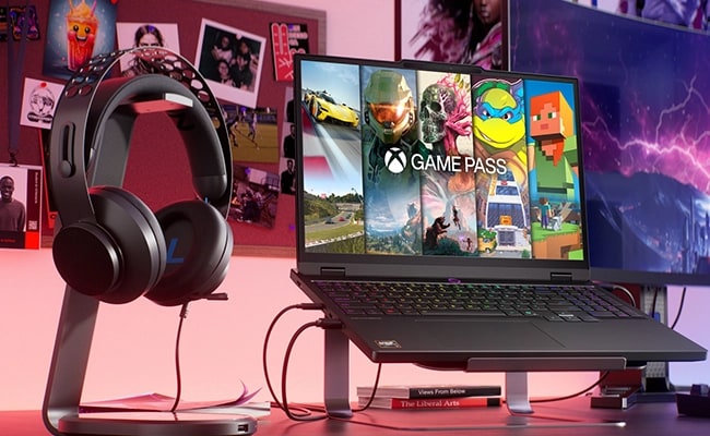 Access hundreds of popular games on the Lenovo Legion 5 Gen 10 laptop through the PC Game Pass.