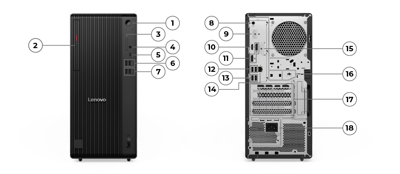 ThinkCentre M90t Gen 6 (Intel) Tower | High-Performance AI PC for