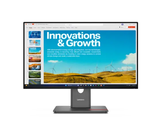 ThinkVision P24h-2L 23.8-inch QHD Monitor | 62B2GAR1AU | Lenovo NZ