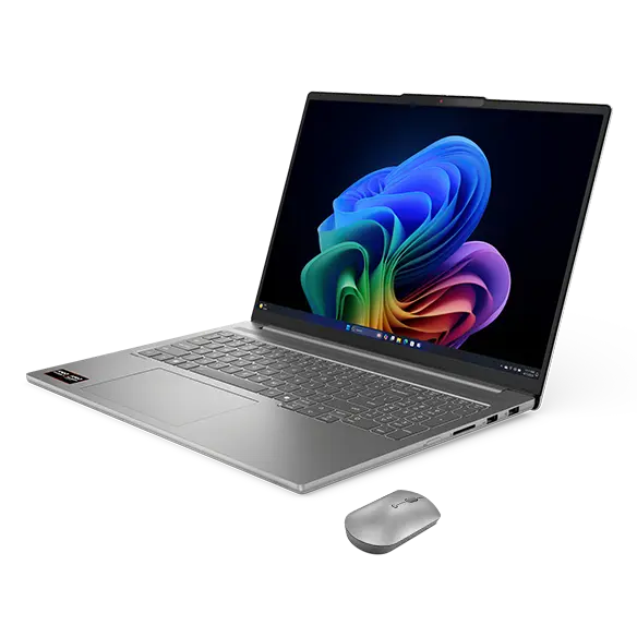 Lenovo IdeaPad Pro 5 16 R7-32GB-1TB + Maus AMD Ryzen AI 7 350 Prozessor 2,00 GHz bis zu 5,00 GHz, Ohne Betriebssystem, 1 TB SSD M.2 2242 PCIe 4.0 TLC, 16 Inch, Luna Grey