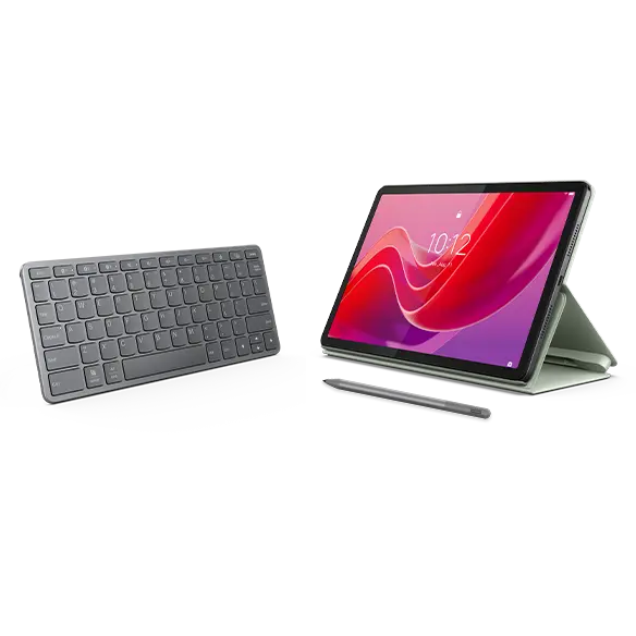 Lenovo Tab M11 11" (4GB 128GB) (LTE) + Pen, Folio & Keyboard Processore MediaTek Helio G88 (da 2 GHz )/Android 13 or Later/128 GB eMMC