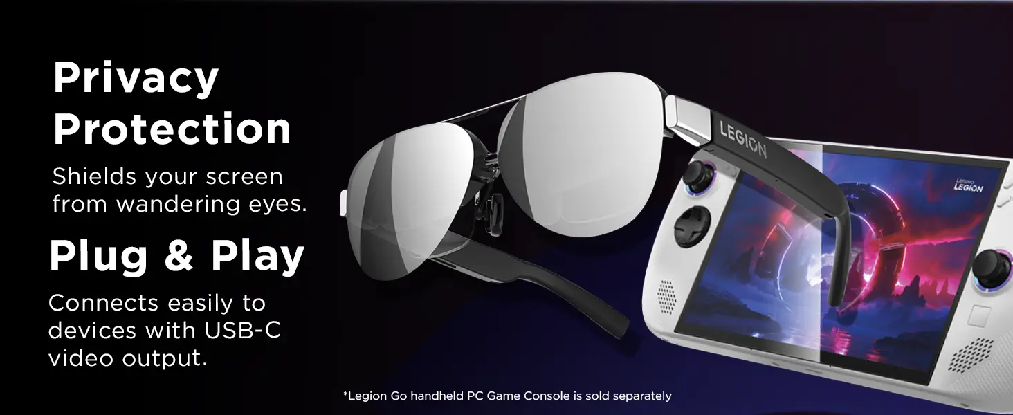 Lenovo Legion Glasses, Layar Virtual, Micro OLED, Kacamata Gaming, Gadget Imersif, Lenovo Indonesia, Teknologi Inovatif
