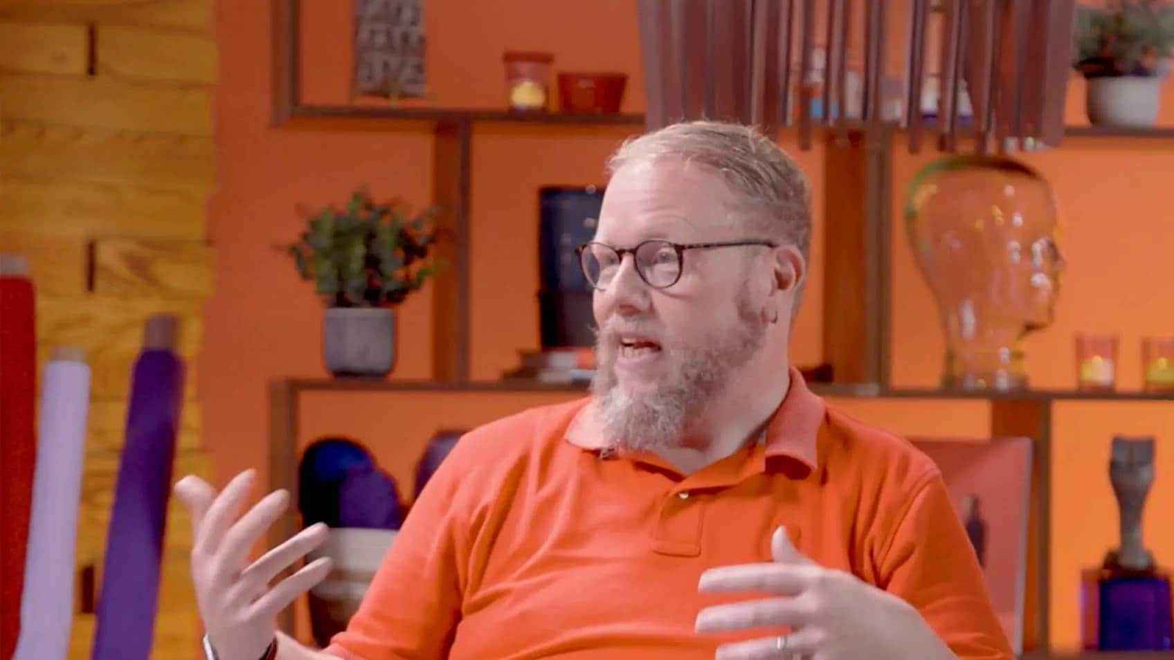 Kevin Beck in the Lenovo Studio. 