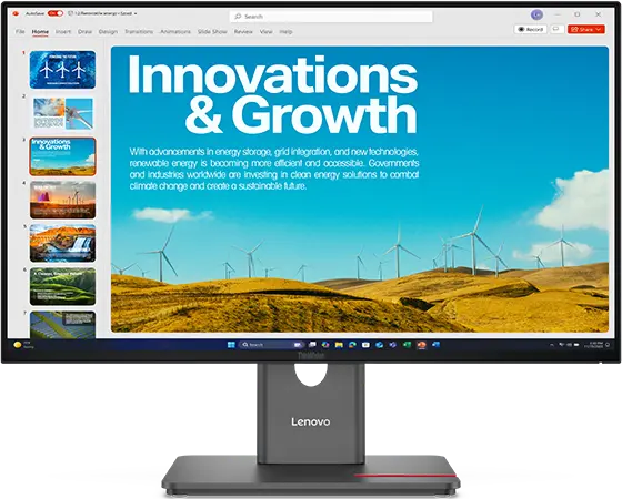 ThinkVision 23.8 inch IPS QHD 120Hz USB-C Monitor - P24QD-40