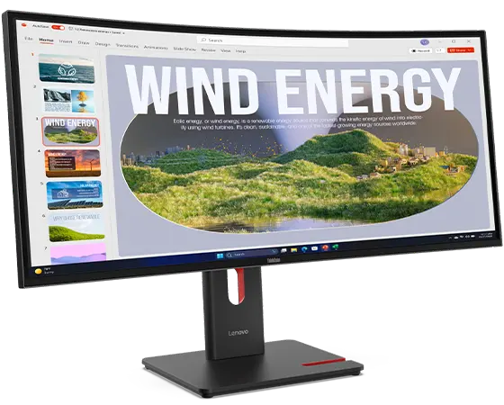 ThinkVision 34 inch VA WQHD 120hz USB-C Curved Monitor - T34WD-40