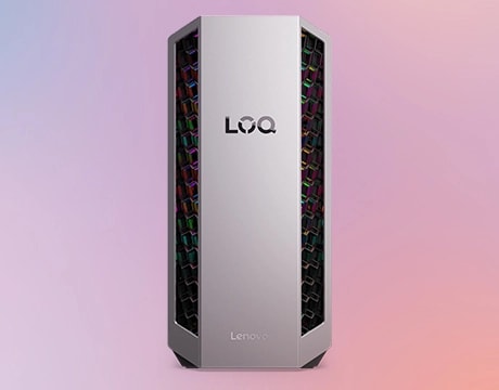 A 26L light gaming PC, the Lenovo LOQ Tower 26ADR10 has a robust build. מחשב נייח LOQ Tower&nbsp;26ADR10 91DF002QYS מבית Lenovo