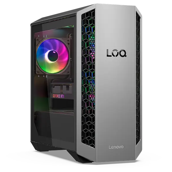 Equipada con procesadores AMD Ryzen serie 8000, la torre Lenovo LOQ 26ADR10 ofrece una experiencia de juego definitiva.