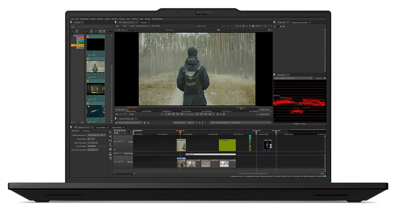 Edit images & complex animation videos on the Lenovo ThinkPad P14s Gen 6 mobile workstation