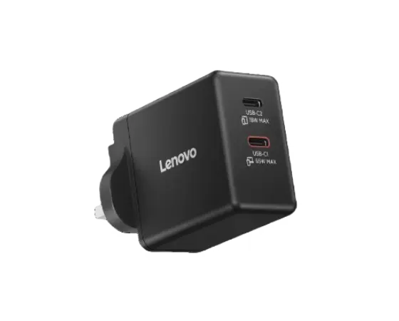 Lenovo Dual USB-C 65W GaN Charger