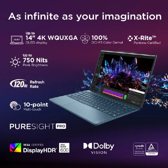 Lenovo Yoga Slim 9i Gen 10 32GB 1T　ケース付き Lenovo Yoga Slim 9i Gen 10 (14″ Intel) | Creativity Powered by AI