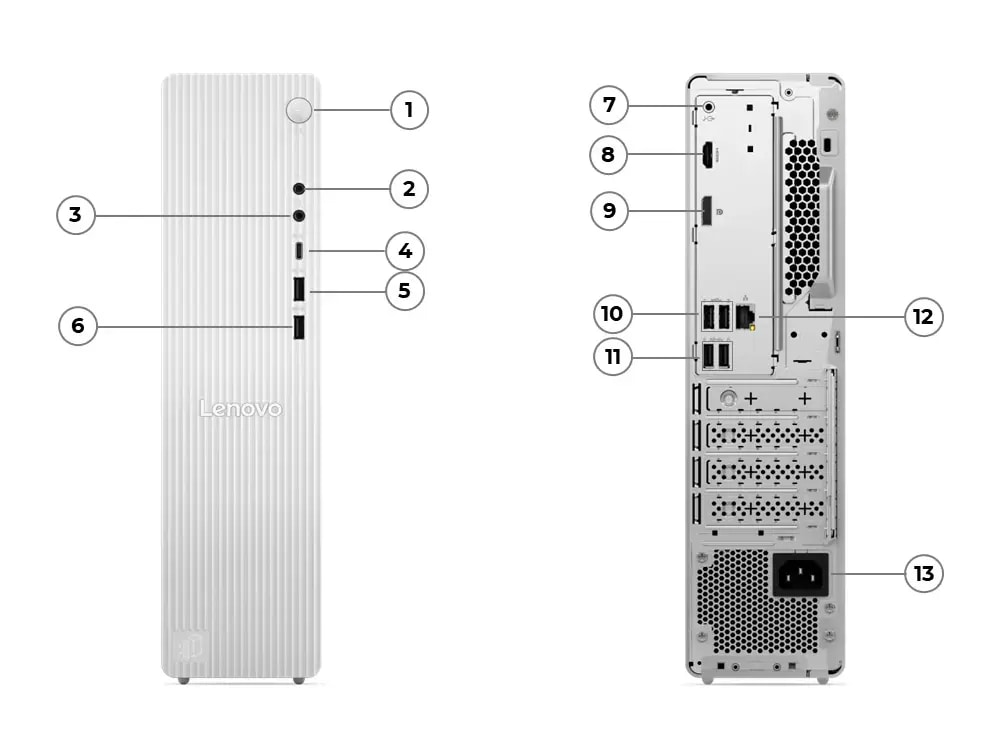 IdeaCentre Tower (8L, Gen 10) AMD I Unleash productivity with