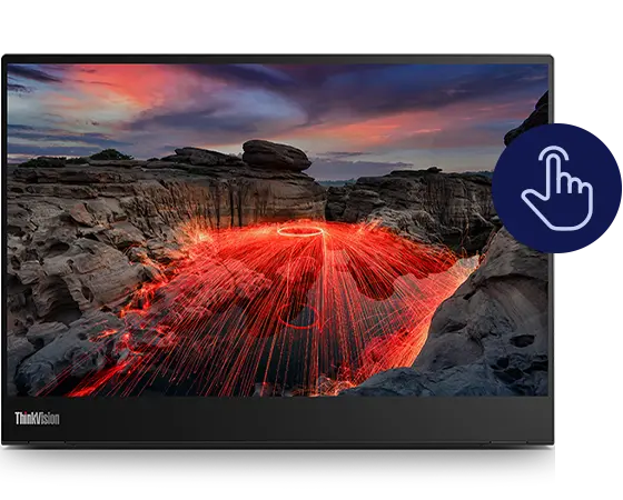 ThinkVision 14 inch IPS WXGA+ 60Hz USB-C Portable Touch Monitor