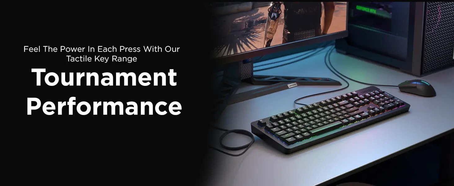 Game Like a Pro with Lenovo KM310 Keyboard & Mouse Combo