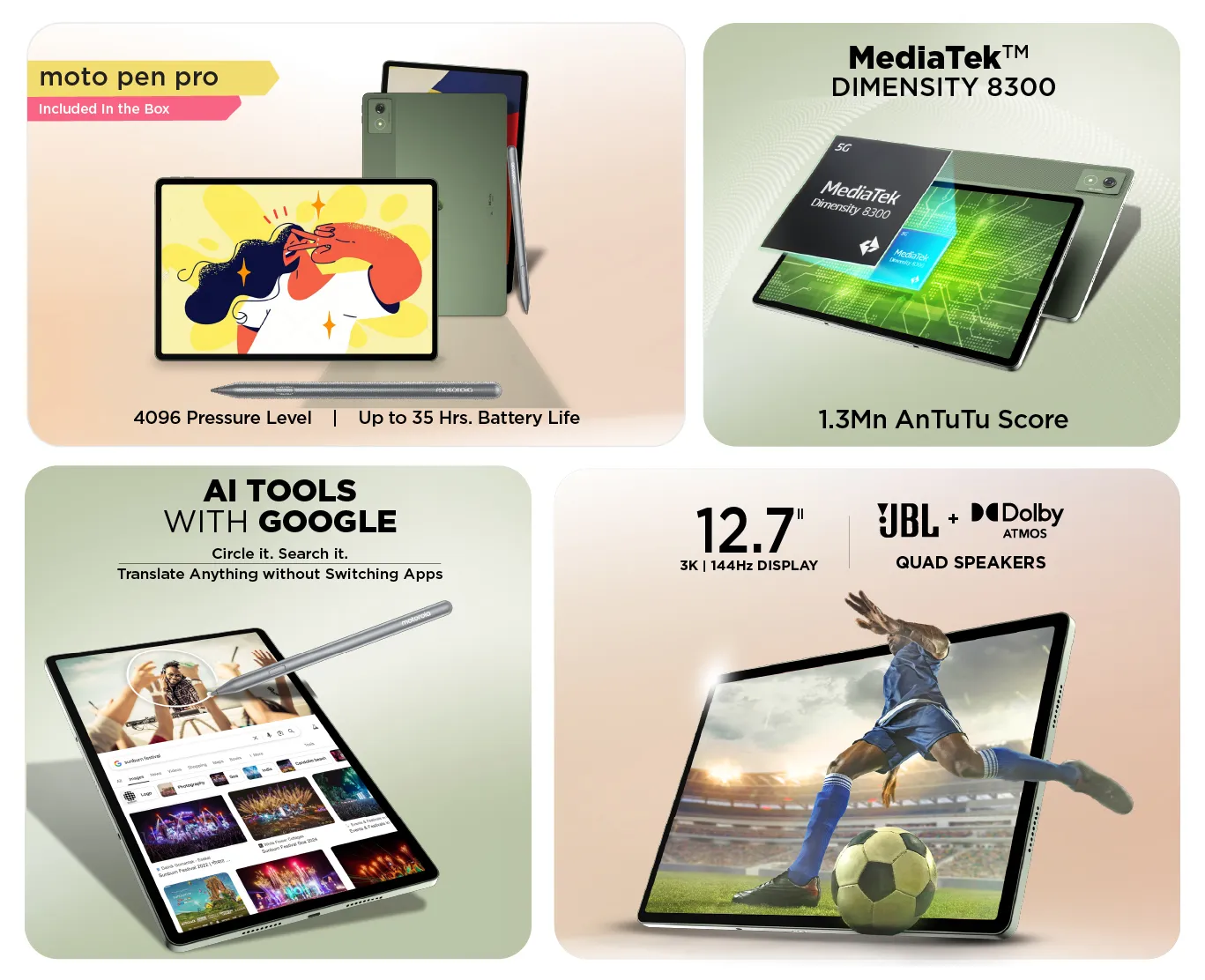 full background display