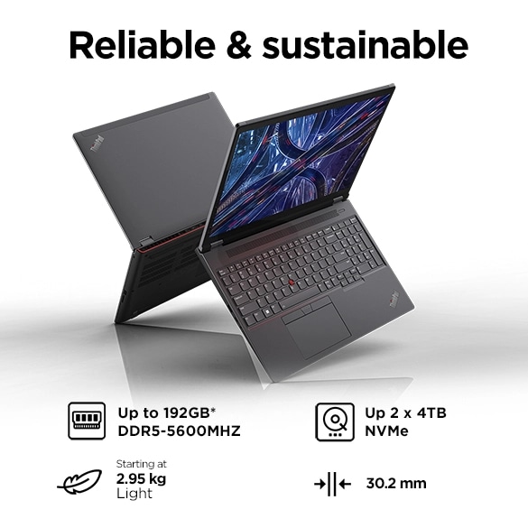 Lenovo ThinkPad P16 Gen 2 (16, Intel) | Power-packed mobile