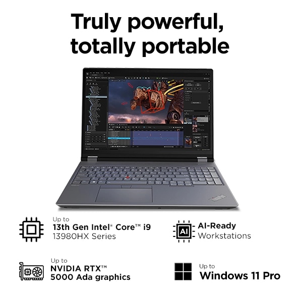 Lenovo ThinkPad P16 Gen 2 (16, Intel) | Power-packed mobile