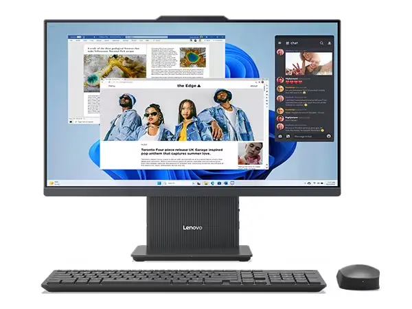 Lenovo IdeaCentre AIO i Gen 9 (27" Intel) con Teclado + Mouse inalámbrico Procesador Intel® Core™ i5-13420H de 13ᵃ Generación (núcleos E de hasta 3,40 GHz núcleos P de hasta 4,60 GHz)/Windows 11 Home idioma único 64/512 GB SSD  TLC Opal