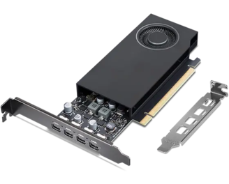 NVIDIA RTX A400 4GB mini-DP x4 GDDR6 Graphics Card | 4X61Q73040