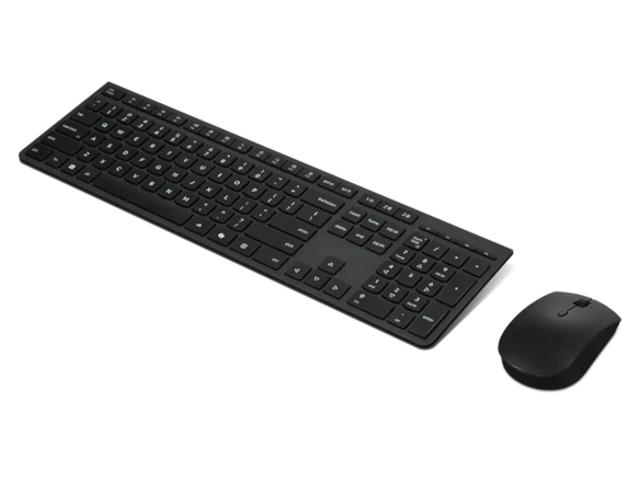 Combo teclado y mouse inalámbrico Lenovo Professional recargable, dist. español de Latinoamérica 171