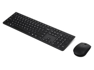 Combo de teclado y mouse inalámbrico profesional Lenovo recargable