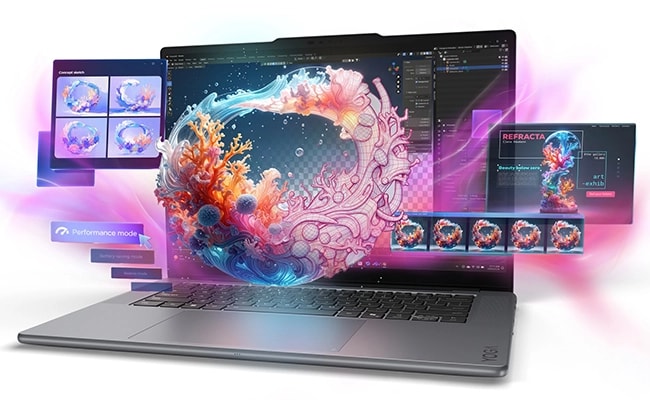 【ほぼ新品】Lenovo Yoga Pro 7i Gen 10 Aura Edi Yoga Pro 7i Gen 10 Aura Edition (14″ Intel) | AI Laptop for