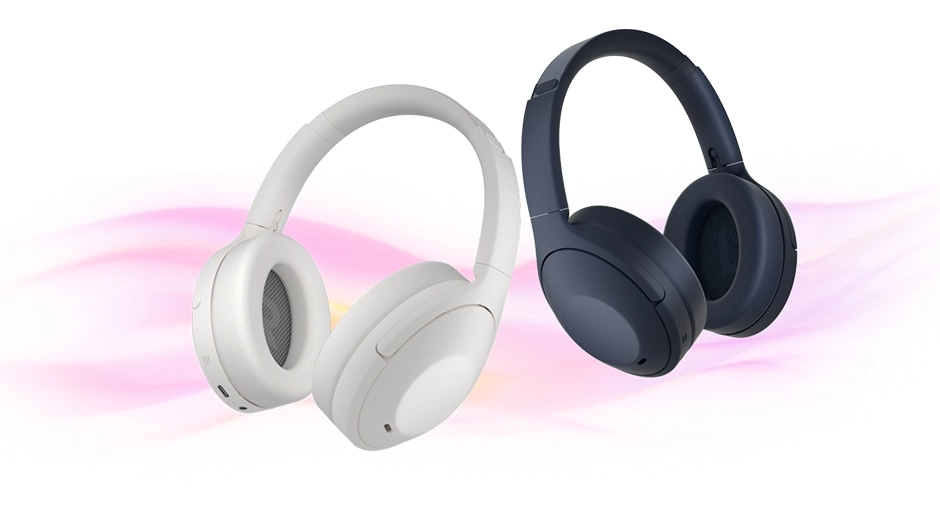 Black and white versions of the Lenovo Headphone Yoga PC Edition. מחשב נייד Yoga Pro 7&nbsp;Aura Edition 15IPH11 83SN002PIV&nbsp;מבית Lenovo