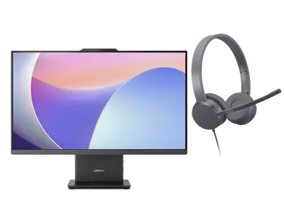 Lenovo IdeaCentre AIO 24 (R5-Windows 11 Home-16GB-512GB) + Headset AMD Ryzen™ 5 7535HS Processor (3.30 GHz up to 4.55 GHz)/Windows 11 Home 64/512 GB SSD TLC Opal Lenovo IdeaCentre AIO 24 (R5-Windows 11 Home-16GB-512GB) + Headset AMD Ryzen™ 5 7535HS Processor (3.30 GHz up to 4.55 GHz)/Windows 11 Home 64/512 GB SSD TLC Opal