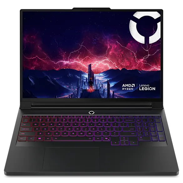Top front view of the Lenovo Legion Pro 7 Gen 10 (16” AMD).