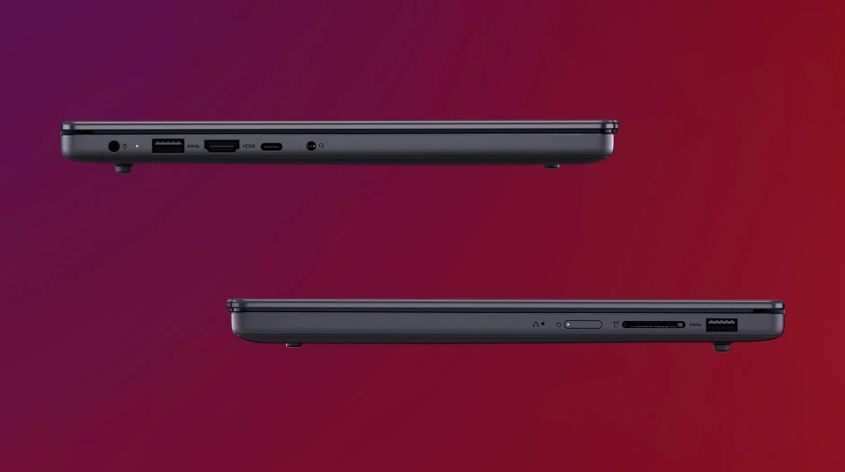 Mantén la productividad en movimiento con la variedad de puertos del portátil Lenovo IdeaPad Slim 3i Gen 11.
