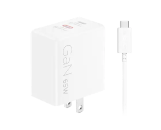 Lenovo IdeaPad ホワイト 本体 ACアダプター付き Lenovo 65W デュアルUSB Type-C GaN ACアダプター(ケーブル付き