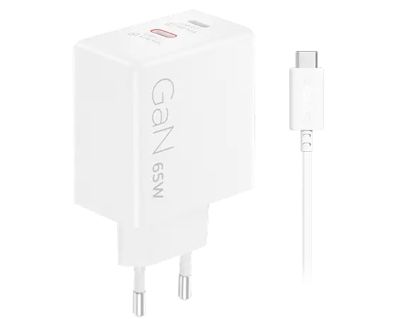 Lenovo Caricabatterie Lenovo Dual USB-C 65W GaN