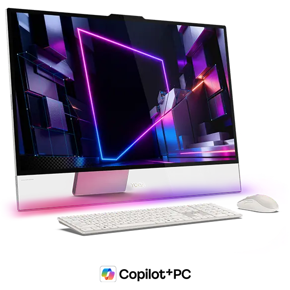 Yoga AIO i Aura Edition PC | 32 inch All-in-One PC for Creators