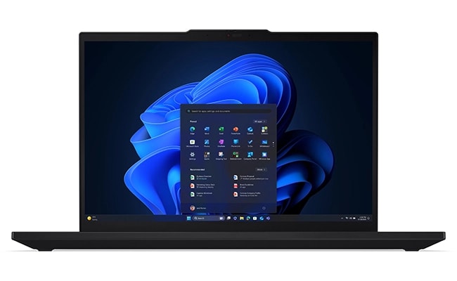 Lenovo ThinkPad X1 2-in-1 Gen 10 laptop in tablet mode, featuring a sleek design.