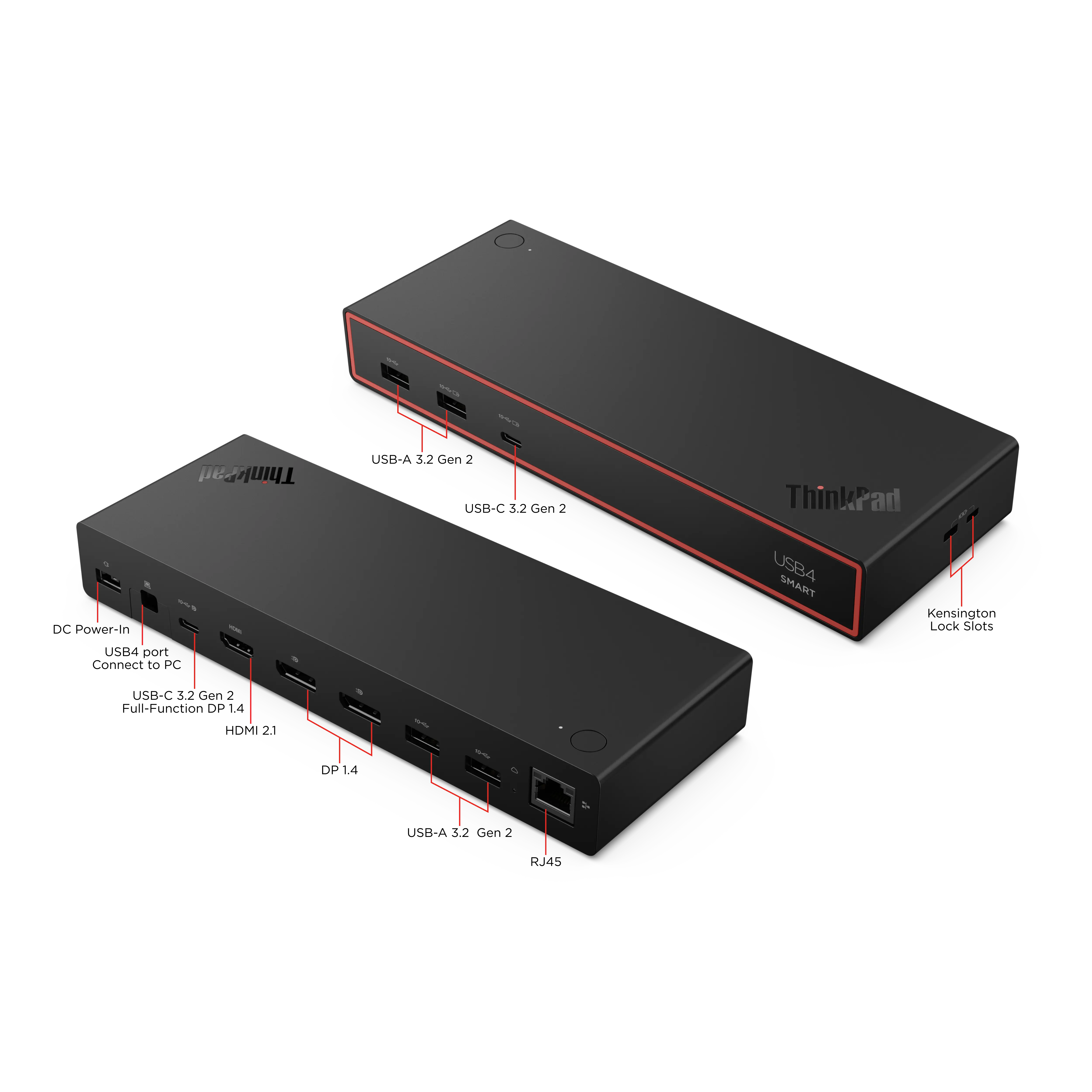 Lenovo ThinkPad USB4 Smart Dock 5500, eclipseschwarz