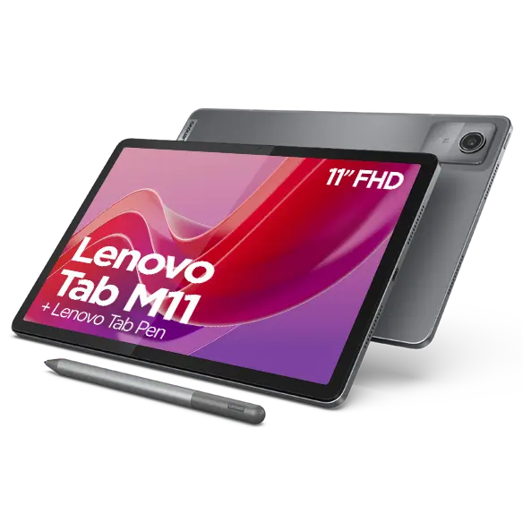 Luna Grey Lenovo Tab M11-tablets ryg mod ryg