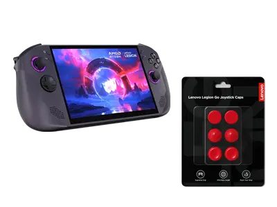 Lenovo Legion Go S (32GB 1TB) + Legion Go Joystick Caps – Lenovo Red AMD Ryzen™ Z1 Extreme Prozessor (3,30 GHz bis zu 5,10 GHz)/SteamOS/1 TB SSD M.2 2242 PCIe 4.0 TLC