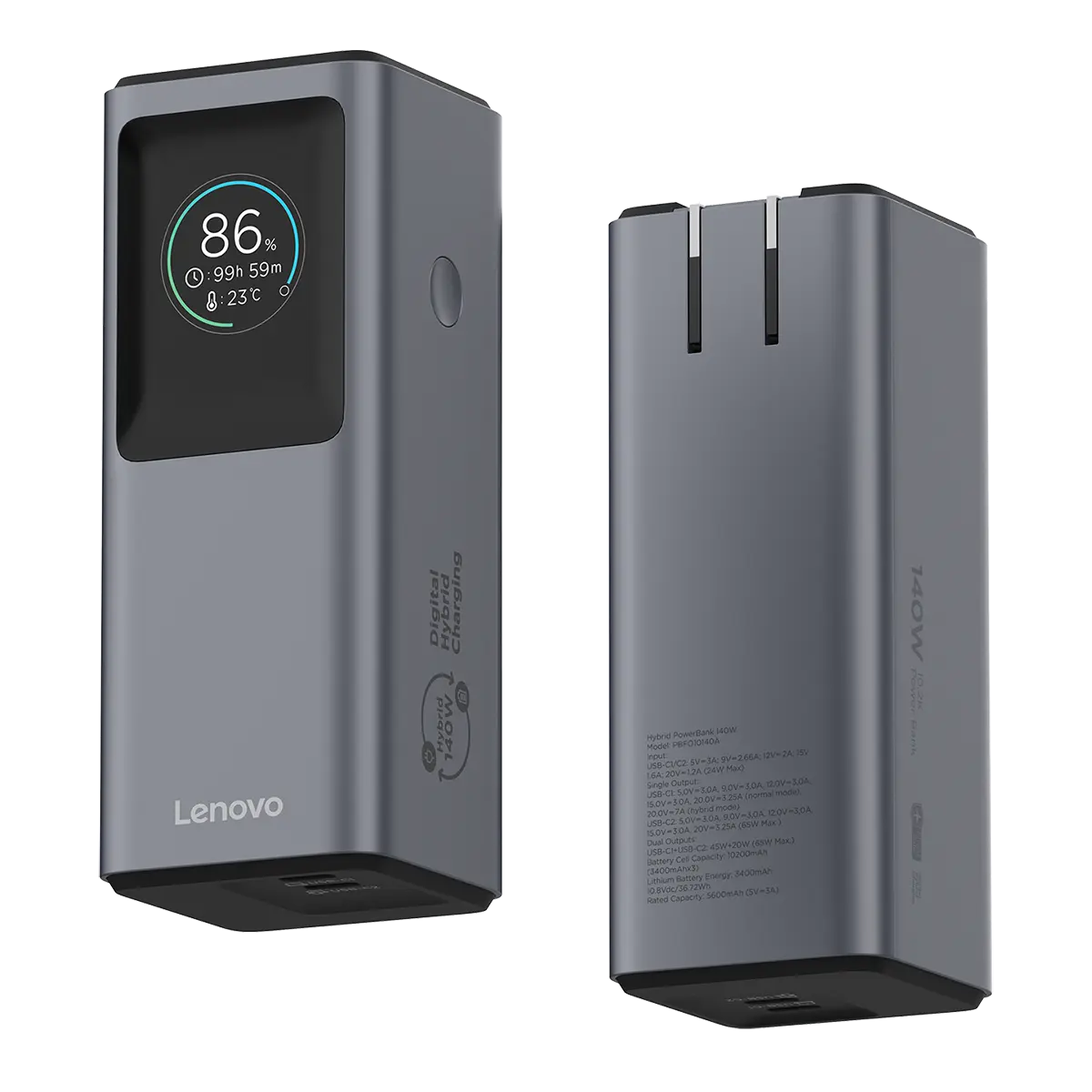 Lenovo Hybrid 2-in-1 Power Bank 140W (10.2K) | G0A3140WNA | Lenovo CA
